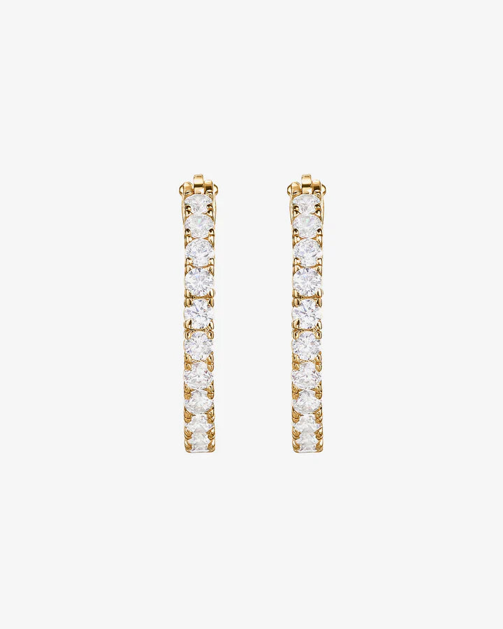 Crystal Inside-Out Hoops