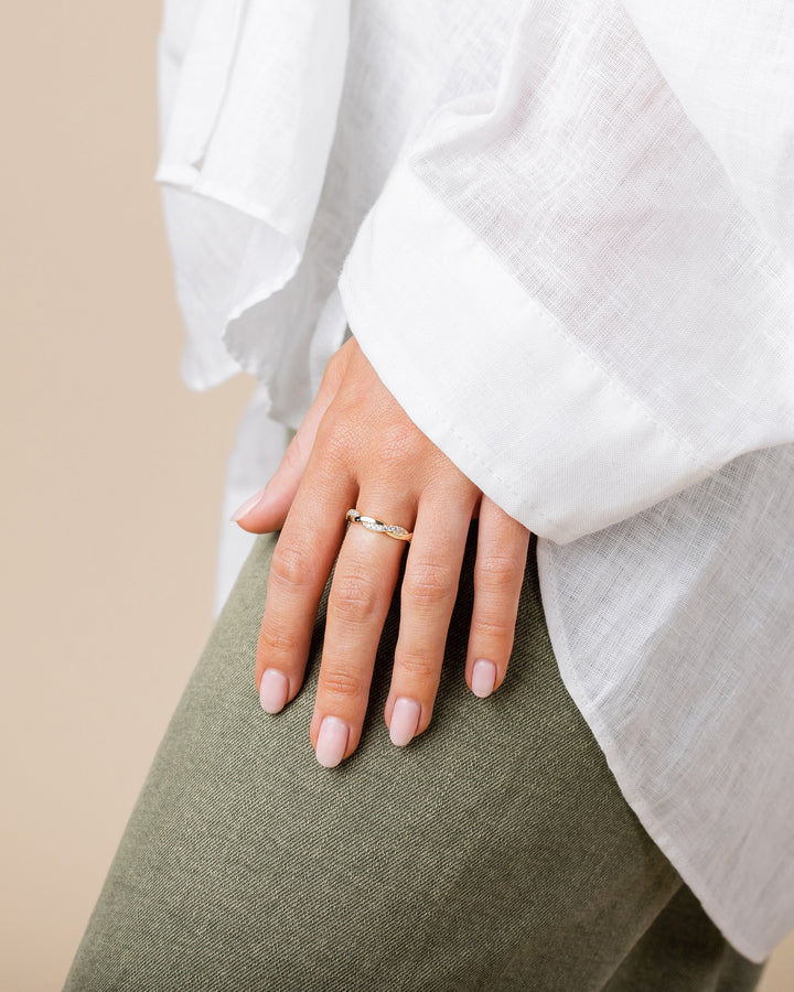 Braided Eternity Band