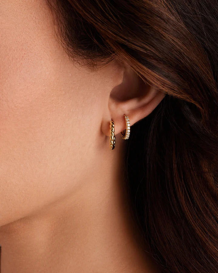 Aurora Trilogy Hoops Set