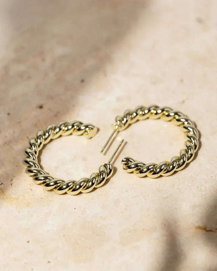Rope Hoops Earrings